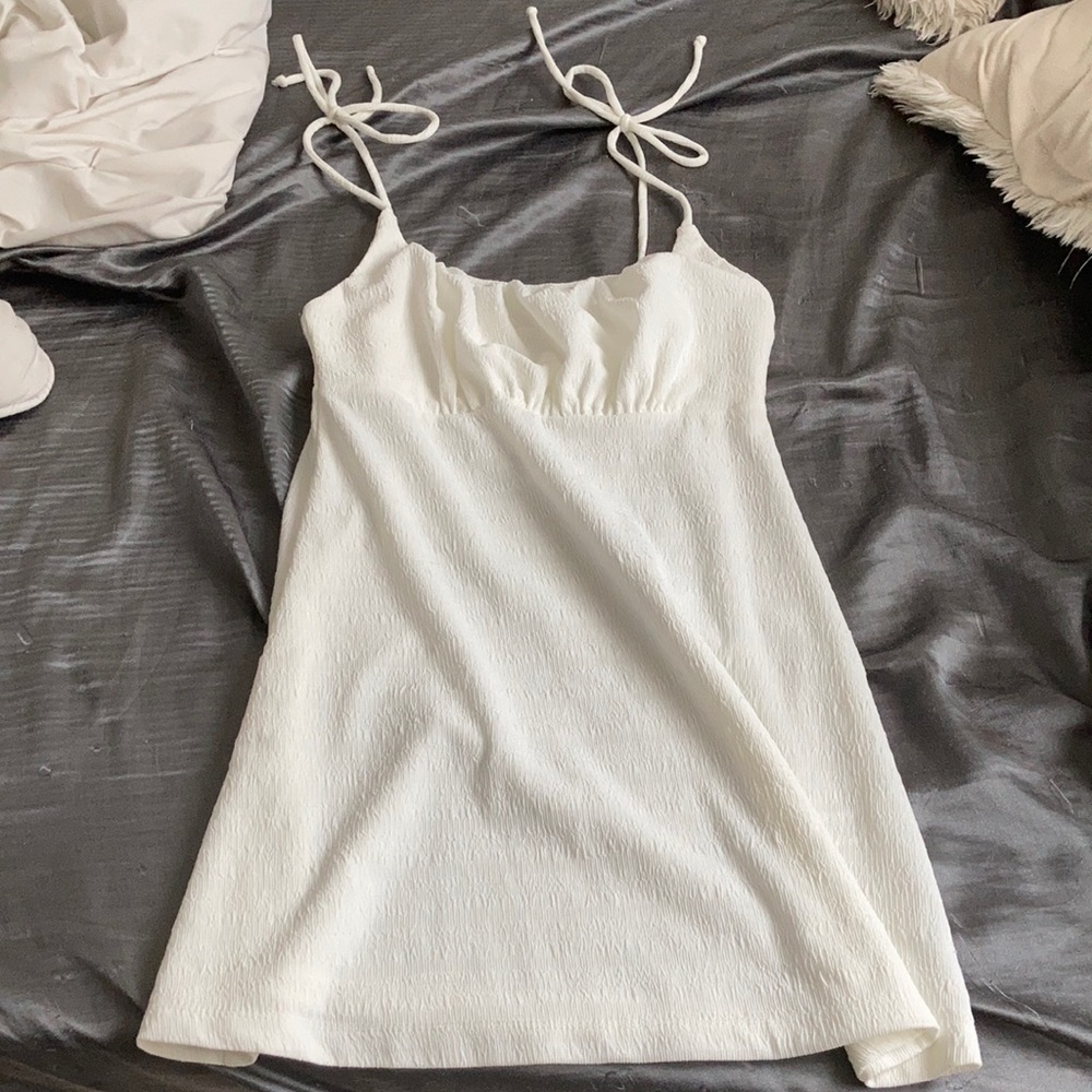 white dress